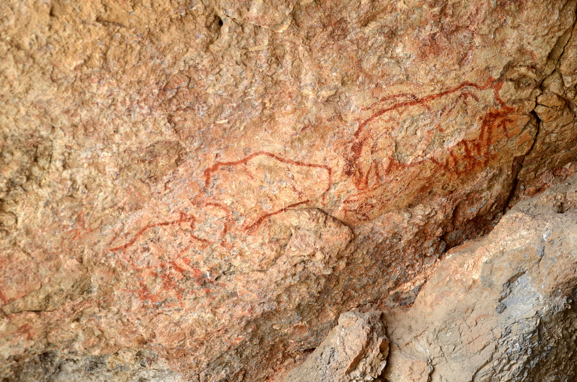 Shakthy cave paintings